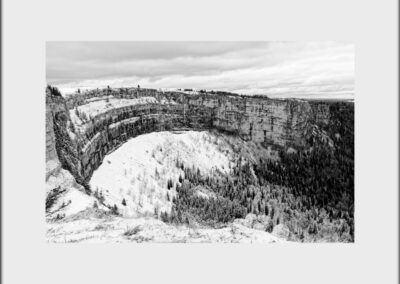 Black & White Unlimited Print - Creux-du-Van 1
