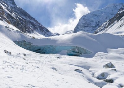 Postcard Zinal Glacier
